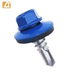 hex head painted screw self drilling point-7