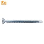 CSK head screw self drilling zinc plated with ribs-7