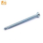 CSK head screw self drilling zinc plated with ribs-8