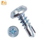 pan framing screw self drilling blue white zinc plated